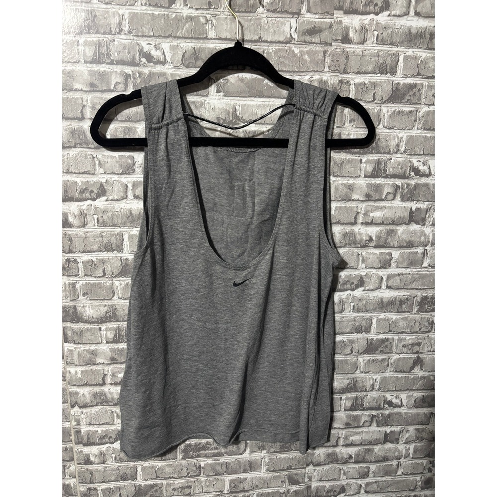 Nike Grey "just do‎ it" tank - Picture 2 of 3
